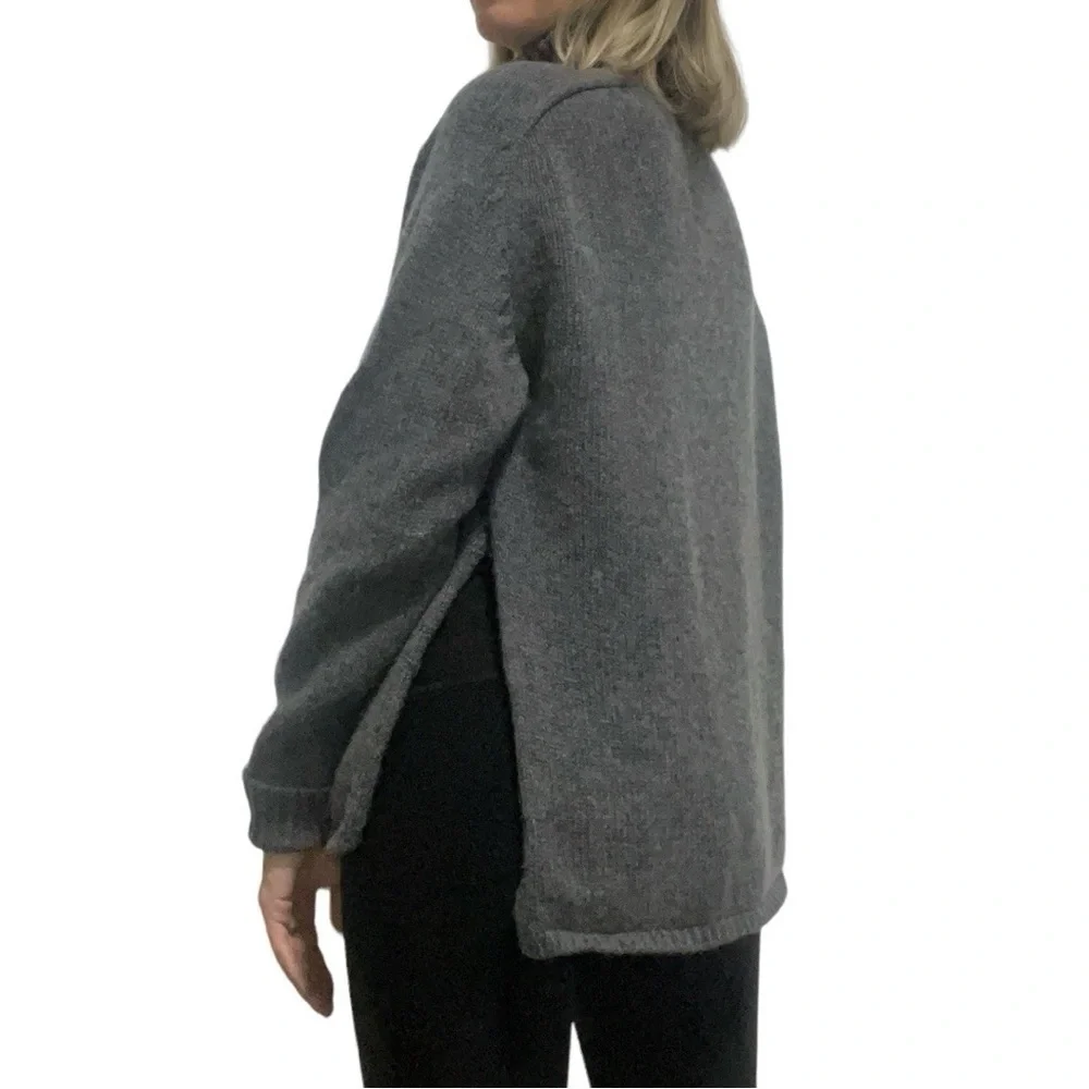 Golden by Tna Gorme Wool + Cashmere Turtleneck Sweater Gray XS Aritzia #60409 - Picture 3 of 7